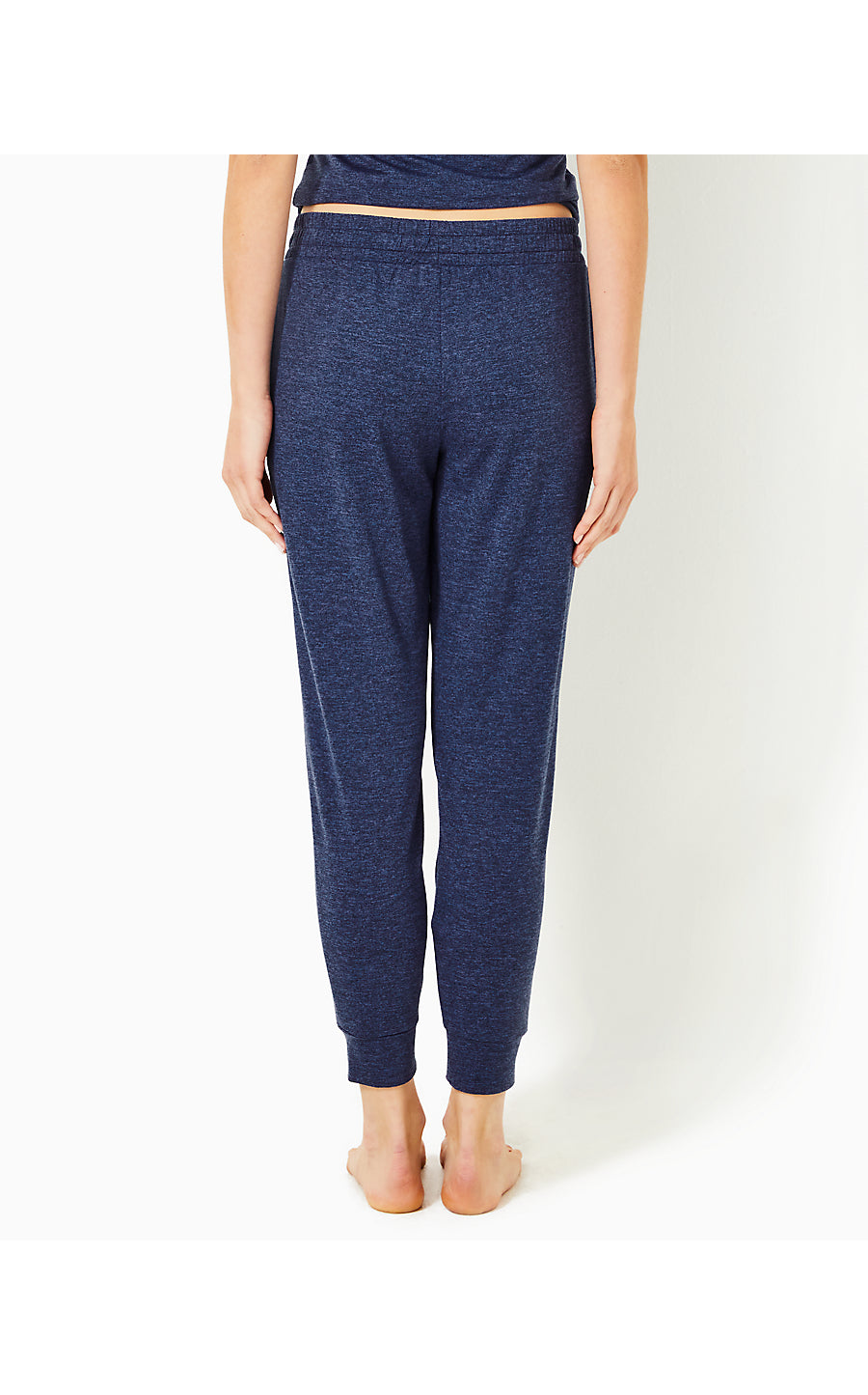 LILLABETH UPF 50+ PANT, HEATHERED MED BLUE X NOIR