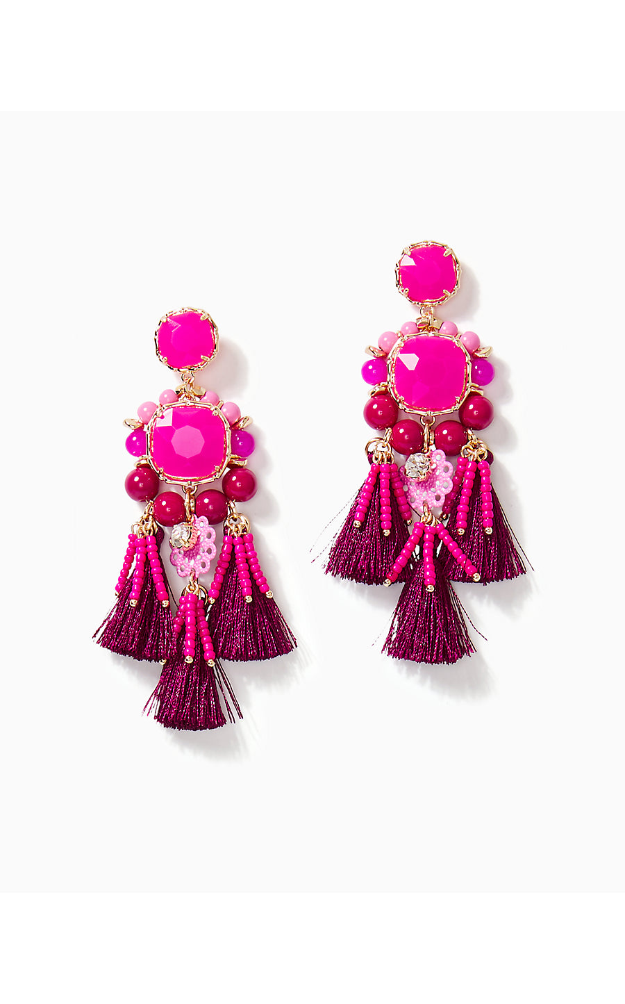 WATERSIDE EARRINGS, AMARENA CHERRY