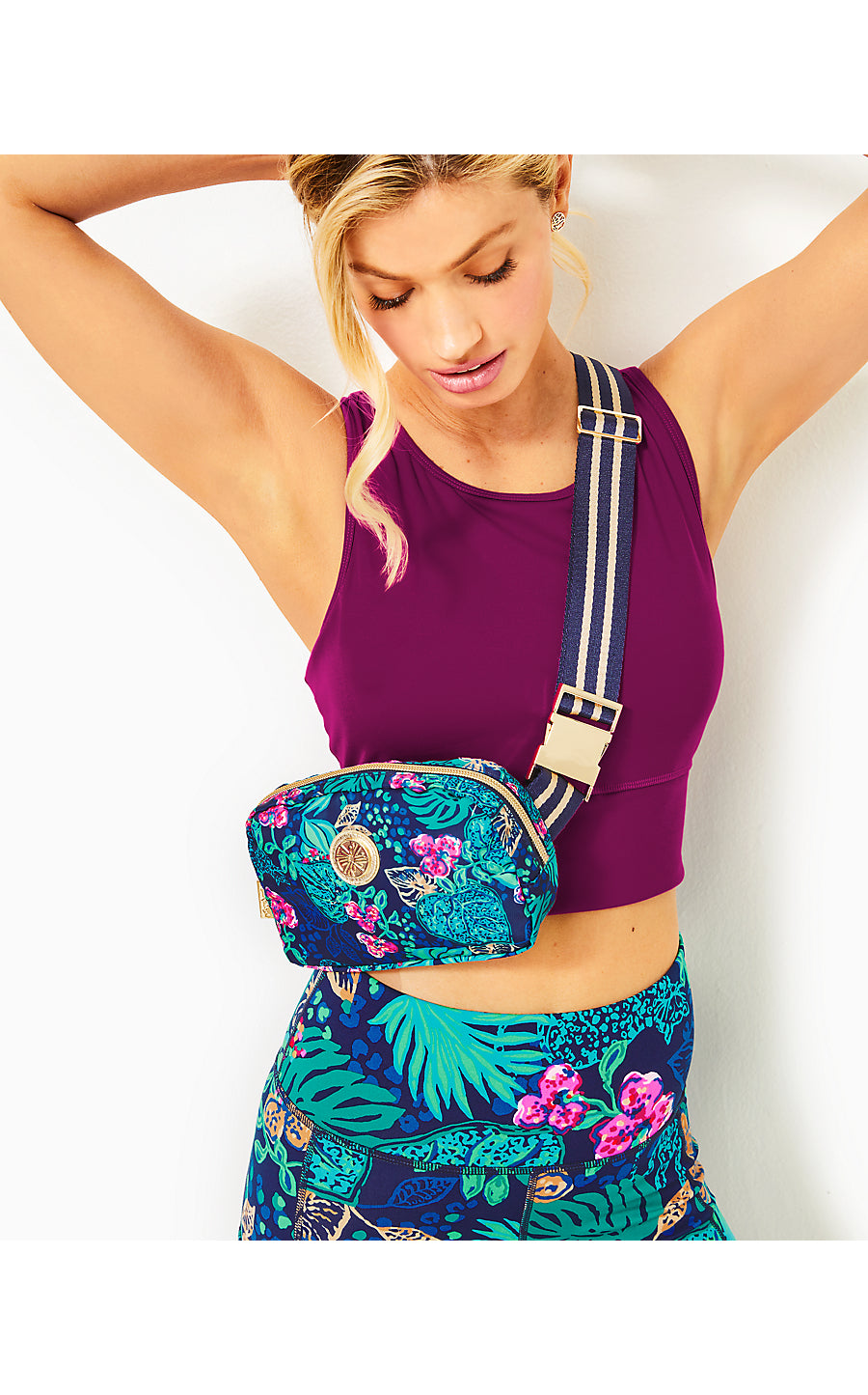 JEANIE BELT BAG, LOW TIDE NAVY LIFE OF THE PARTY ACCESSORIES SMALL