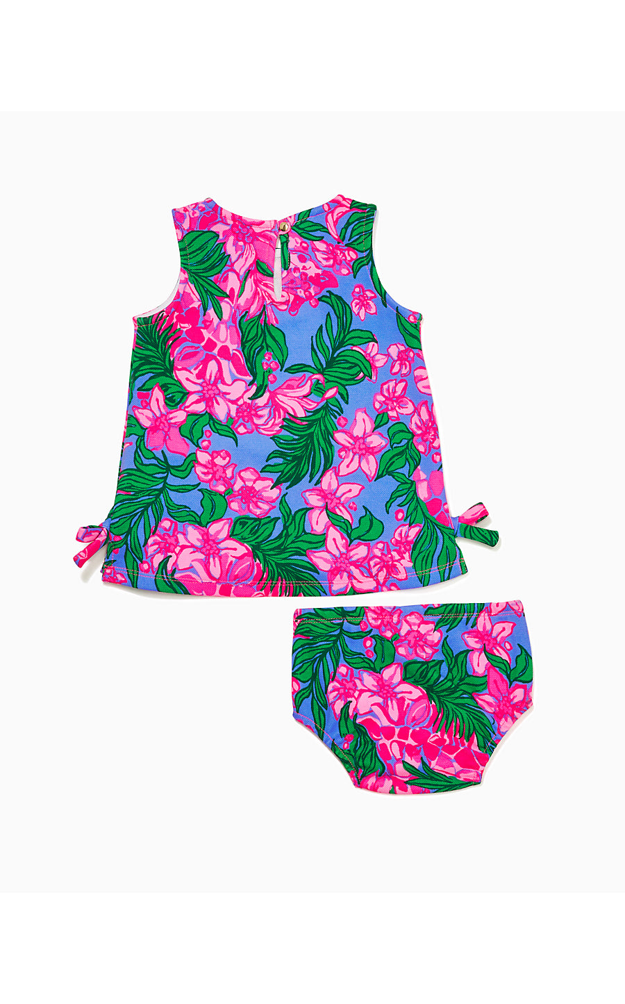 BABY LILLY KNIT SHIFT, CERISE PINK SAFARI SUNSET