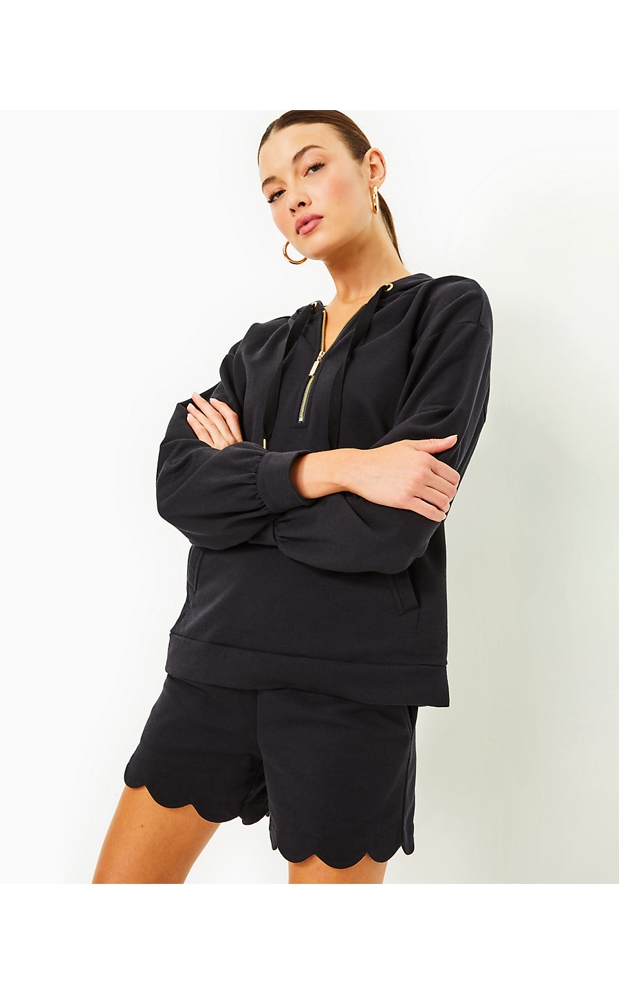 LEVA KNIT SHORT, ONYX