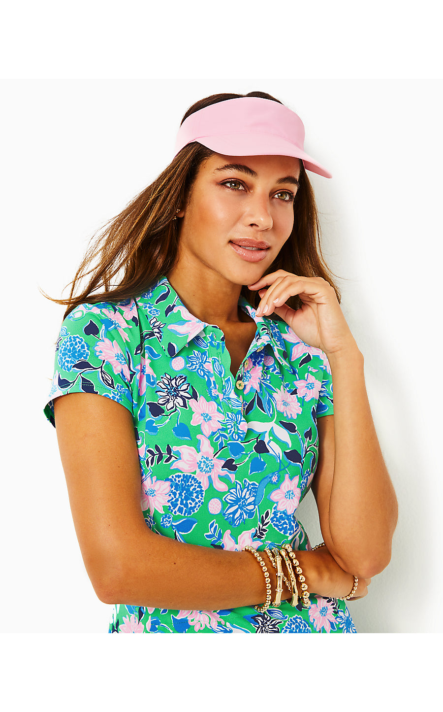 ITS A MATCH VISOR, CONCH SHELL PINK