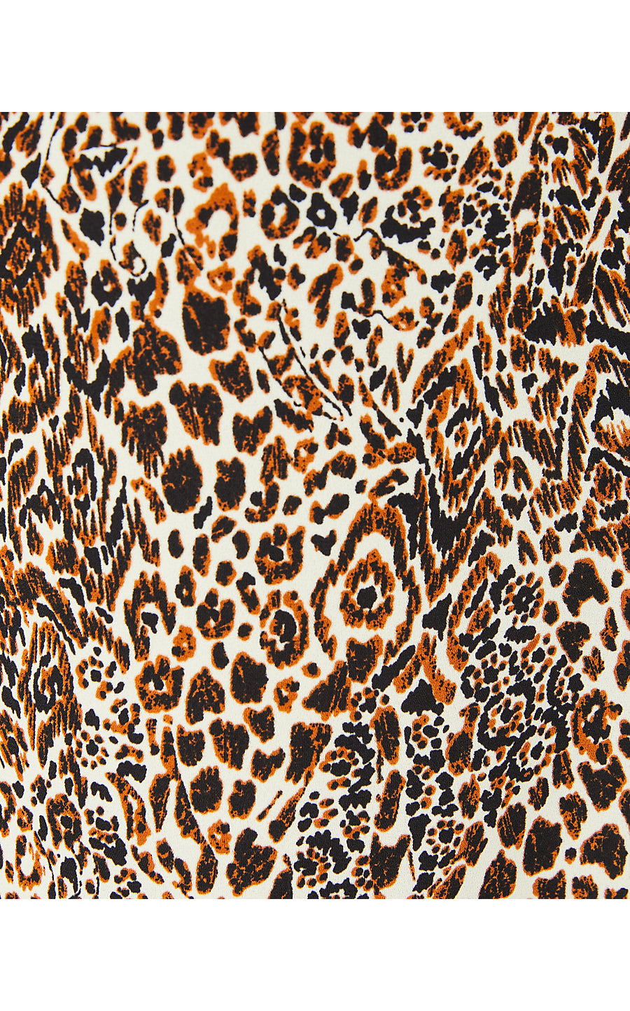 FLORIN STRAIGHT HEM TOP, MACADAMIA PATTERN PLAY