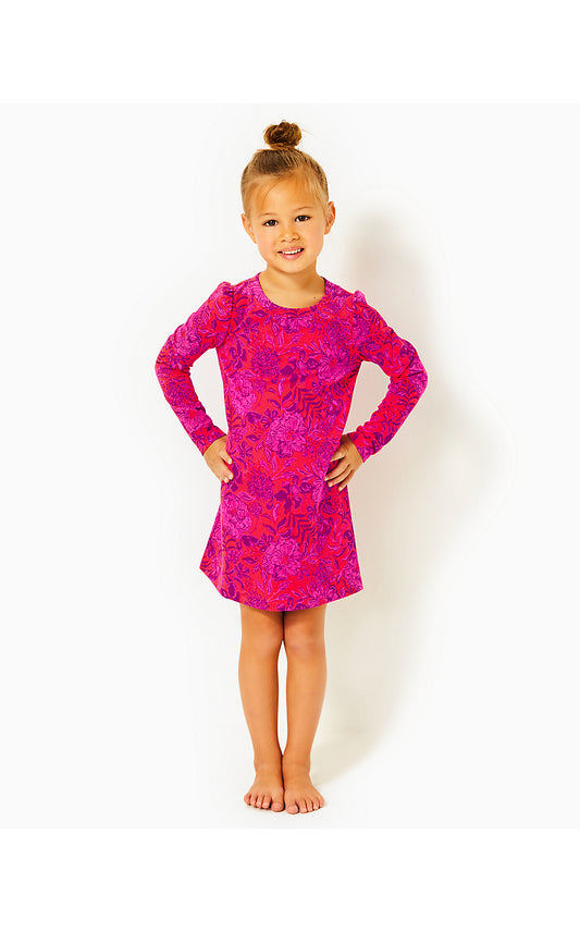 MINI JANSEN DRESS, AMARYLLIS RED SECRET HIDEAWAY