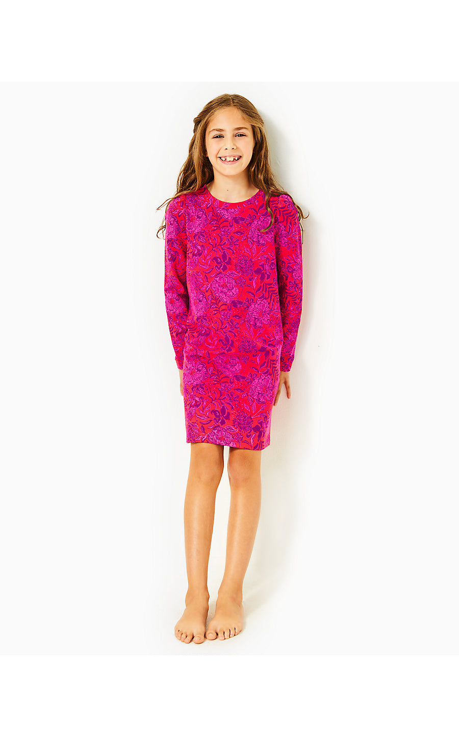 MINI JANSEN DRESS, AMARYLLIS RED SECRET HIDEAWAY