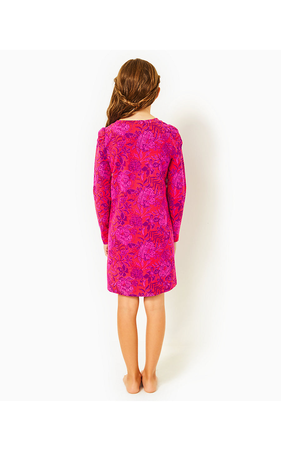 MINI JANSEN DRESS, AMARYLLIS RED SECRET HIDEAWAY