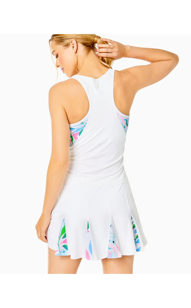 ASANA BRA TANK UPF 50+, RESORT WHITE HOLDING COURT