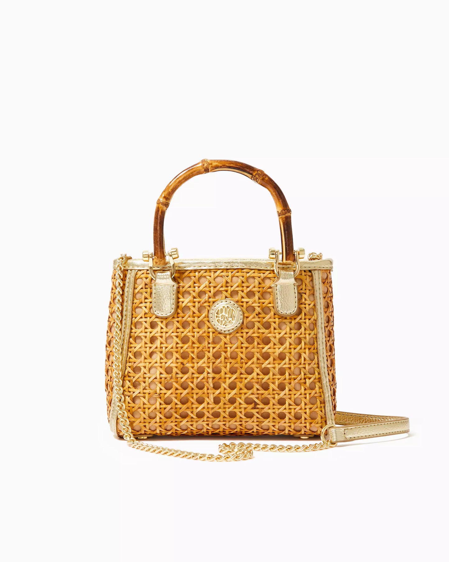 ADRIAN CANE MINI BAG, NATURAL