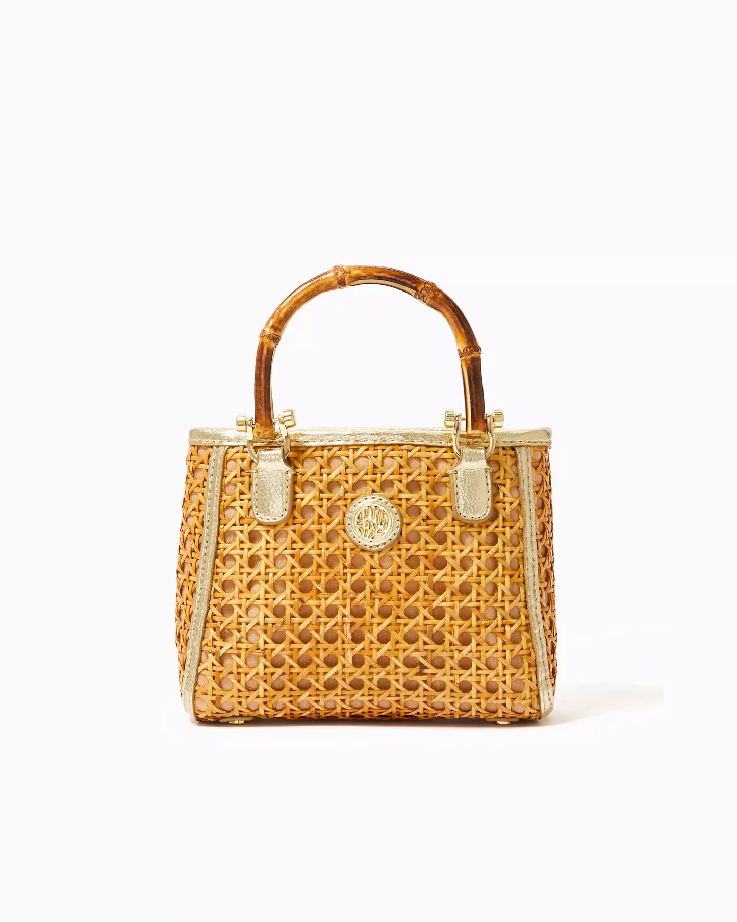 ADRIAN CANE MINI BAG, NATURAL
