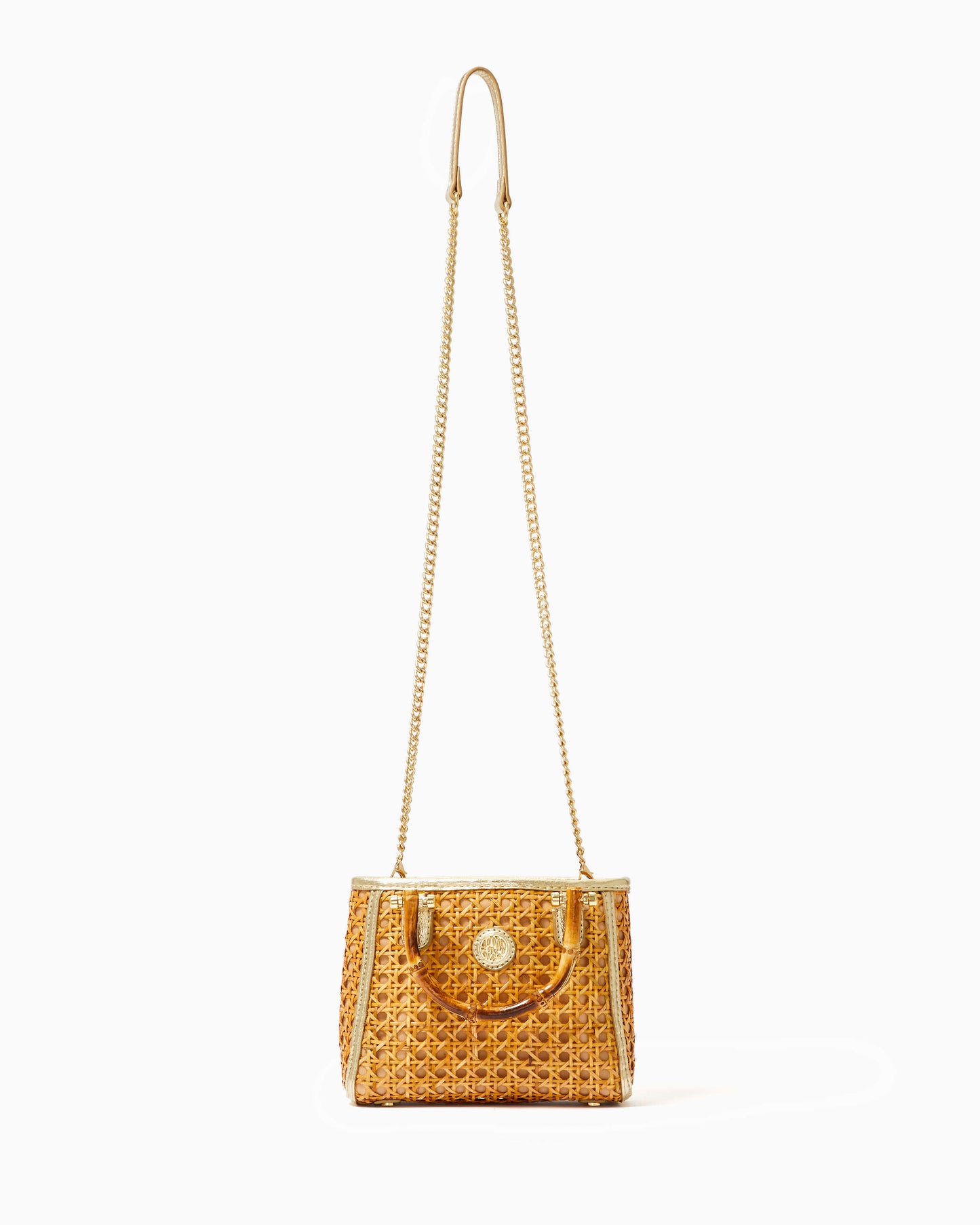 ADRIAN CANE MINI BAG, NATURAL