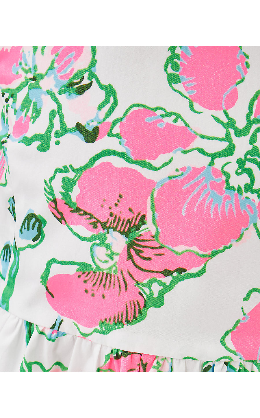 MINI KNOXLIE DRESS, MULTI OVERSIZED ORCHIDS ON THE AVENUE ALLOVER