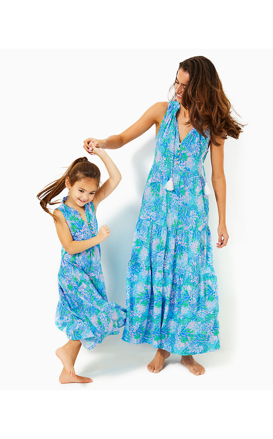 MINI MALONE MAXI DRESS, LAS OLAS AQUA STRONG CURRENT SEA