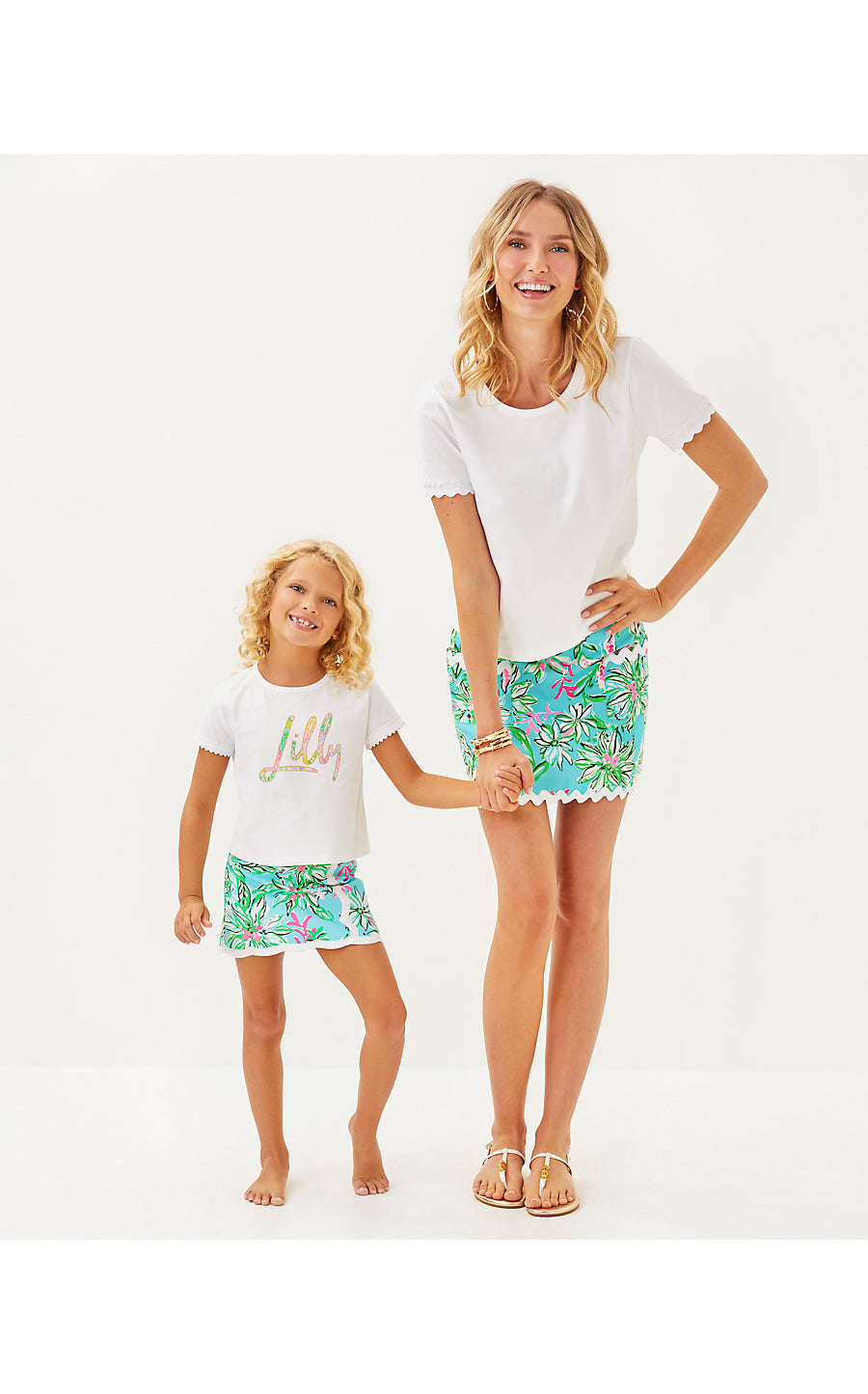 MINI RALLY TEE, MULTI BRIGHT DELIGHT PATCH LILLY KIDS GRAPHIC