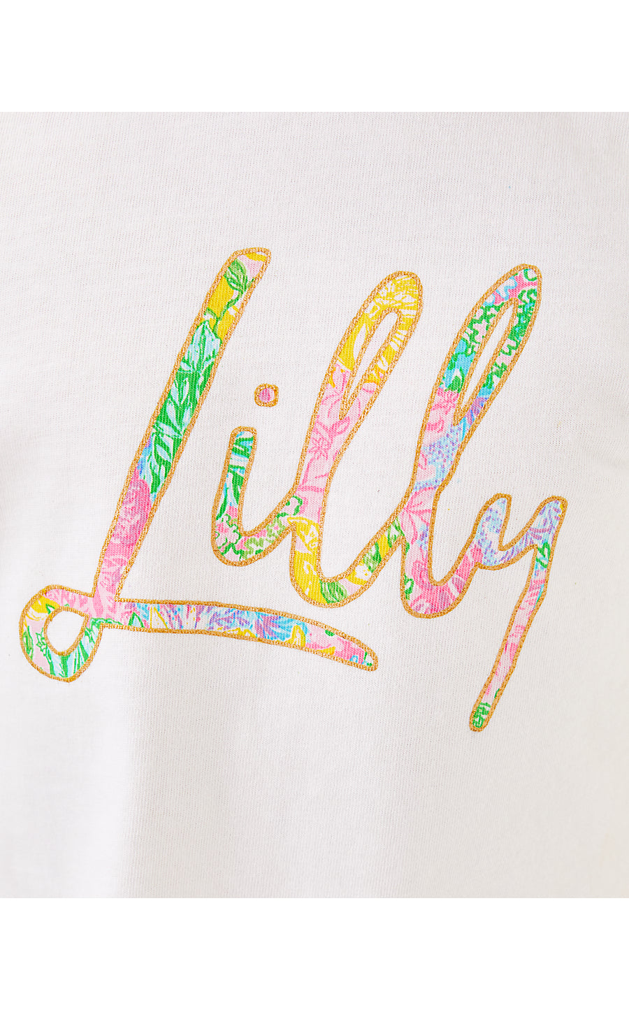 MINI RALLY TEE, MULTI BRIGHT DELIGHT PATCH LILLY KIDS GRAPHIC