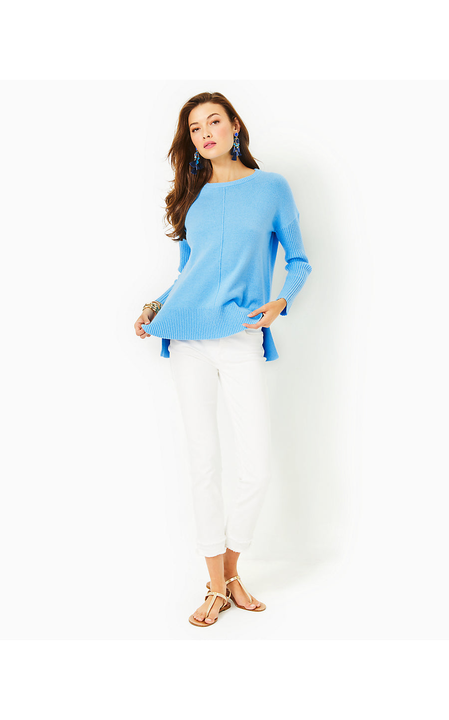 MAVIE SWEATER, FRENCHIE BLUE