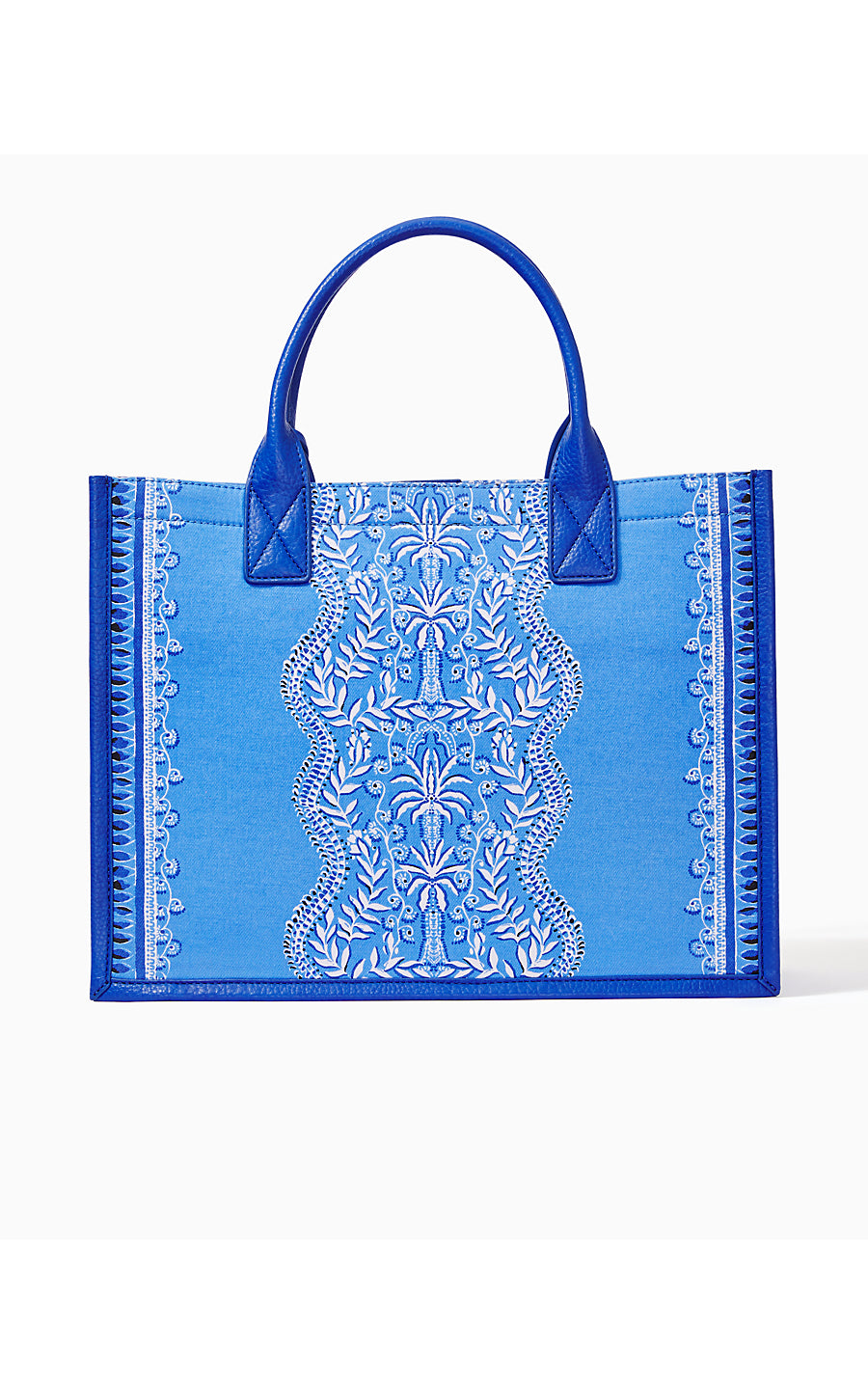 WINSTEAD TOTE, ABACO BLUE HAVE IT BOTH RAYS ENGINEERED TOTE
