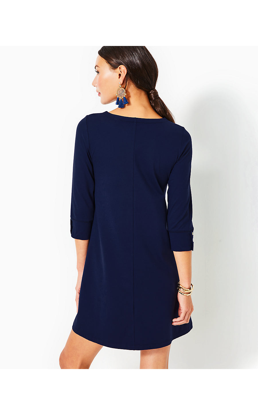 SOLIA DOWNTIME JERSEY UPF, TRUE NAVY