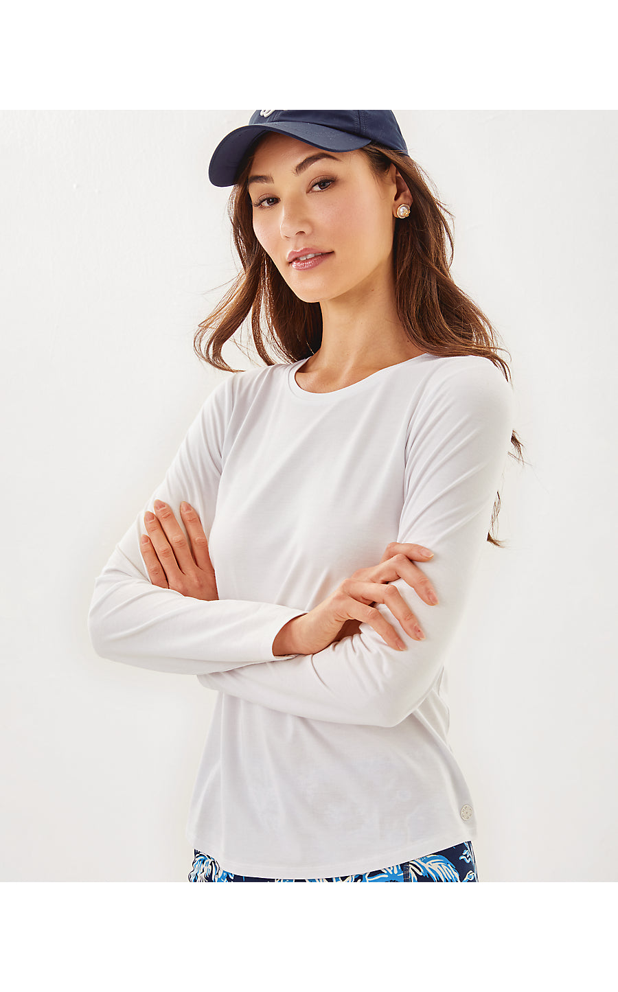 WESTLEY LONG SLEEVE TEE UPF 50+, RESORT WHITE