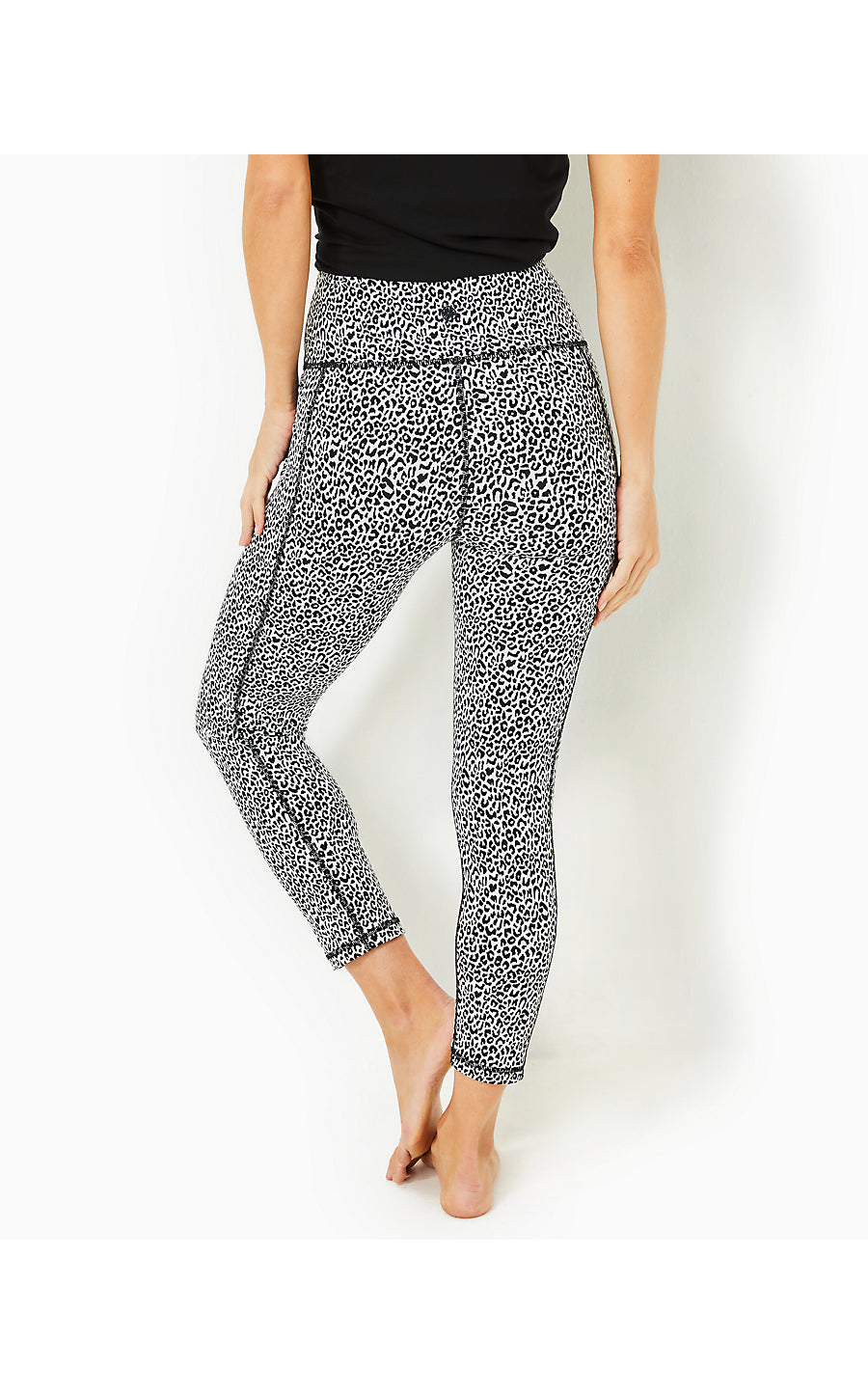 WEEKENDER HIGH RISE MIDI, ONYX TWISTED UP ACTIVE JACQUARD