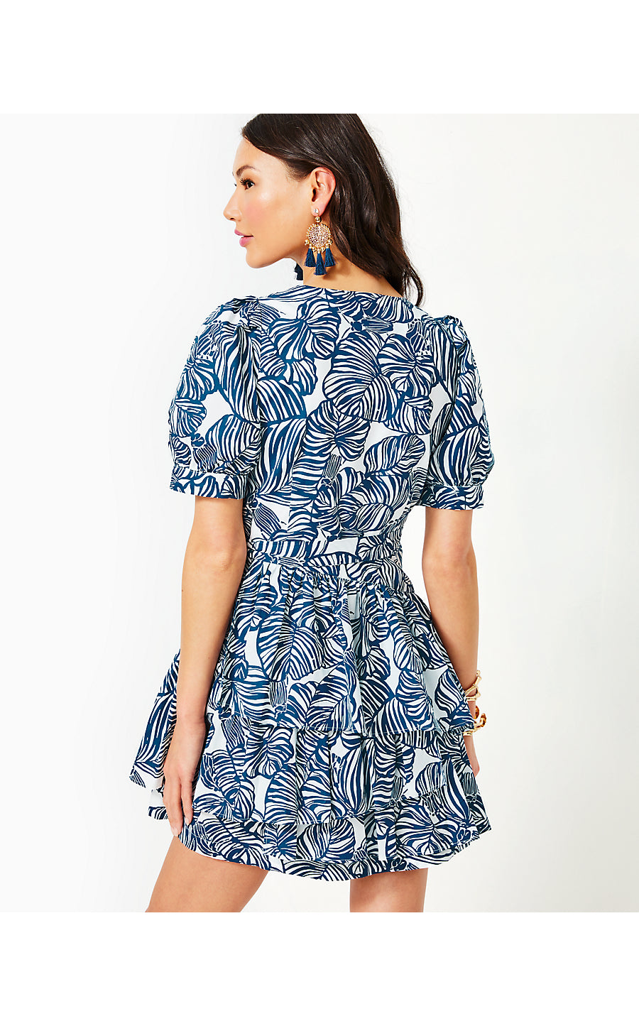 ALEXANDRIA ELBOW SLEEVE C, AEGEAN NAVY BEACH PATH