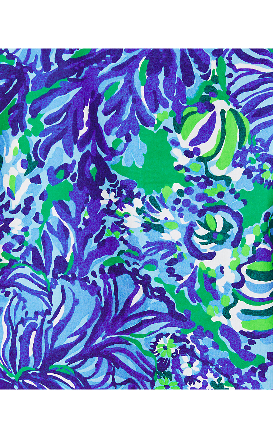 COULTER LONG SLEEVE COTTON TOP, ABACO BLUE IN TURTLE AWE