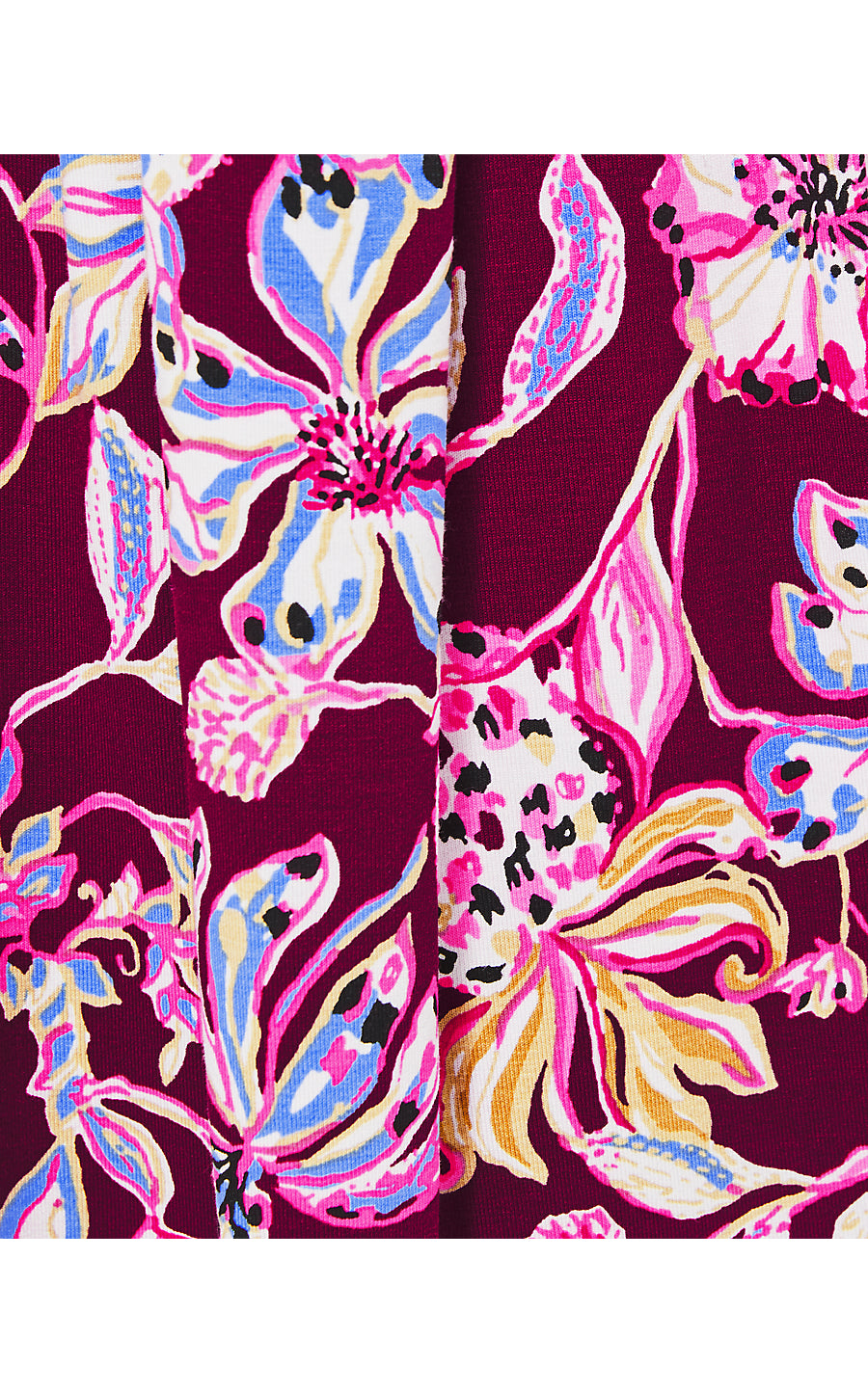PARIGI BOAT NECK ROMPER, AMARENA CHERRY TROPICAL WITH A TWIST