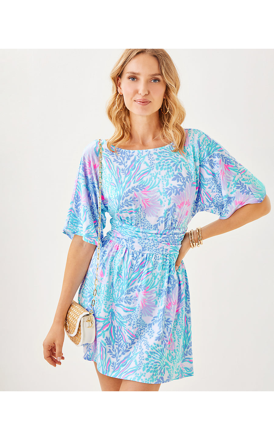 PARIGI BOAT NECK ROMPER, MULTI VIA DEL MAR