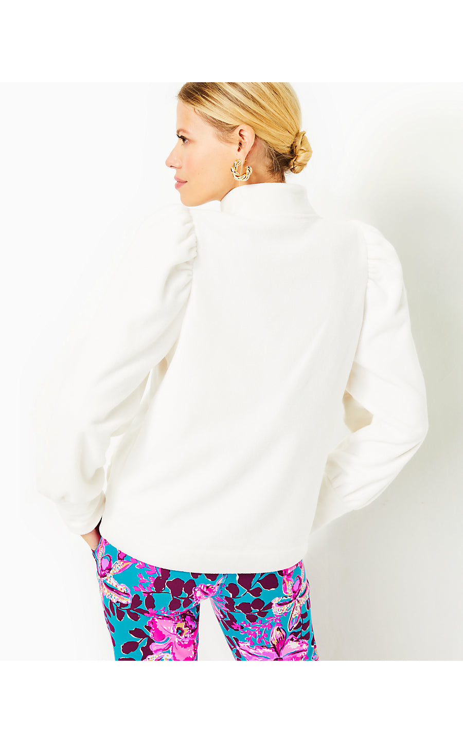 CABELLO FLEECE ZIP-UP, COCONUT