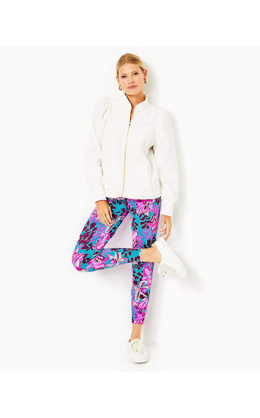 CABELLO FLEECE ZIP-UP, COCONUT