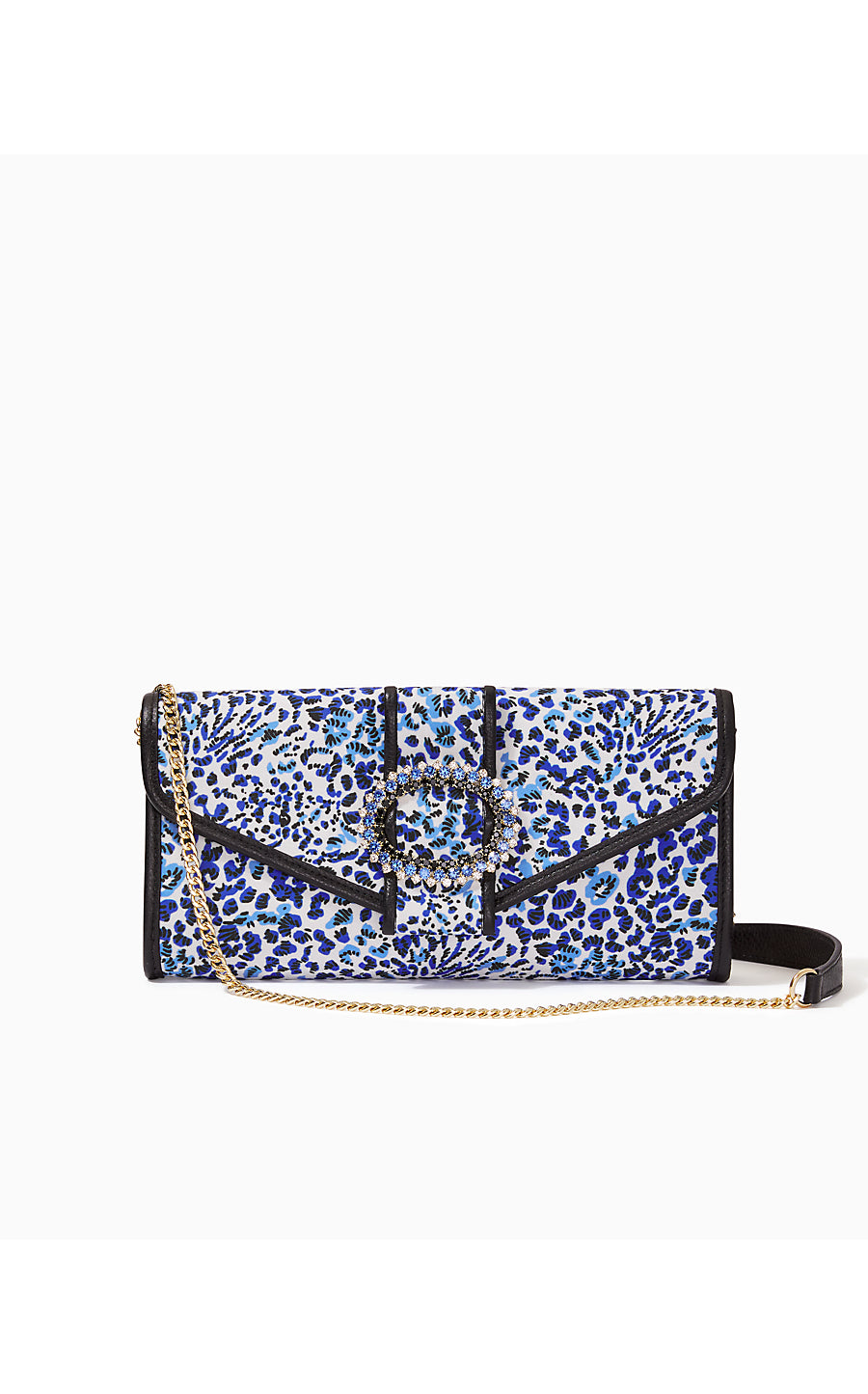 BENTON CLUTCH, RESORT WHITE TWISTED UP