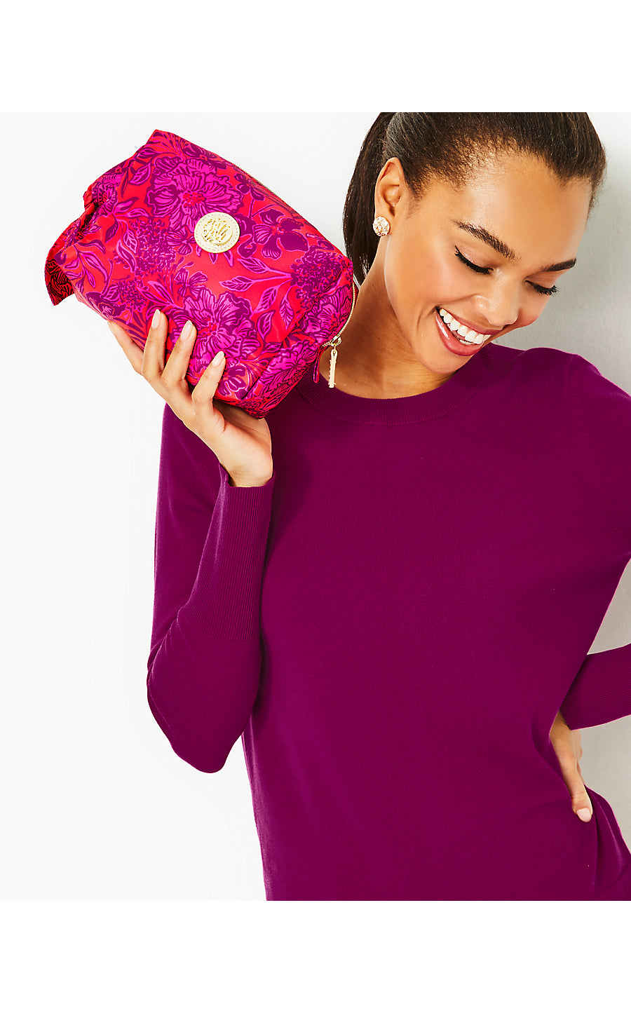 PIPPA POUCH, AMARYLLIS RED SECRET HIDEAWAY