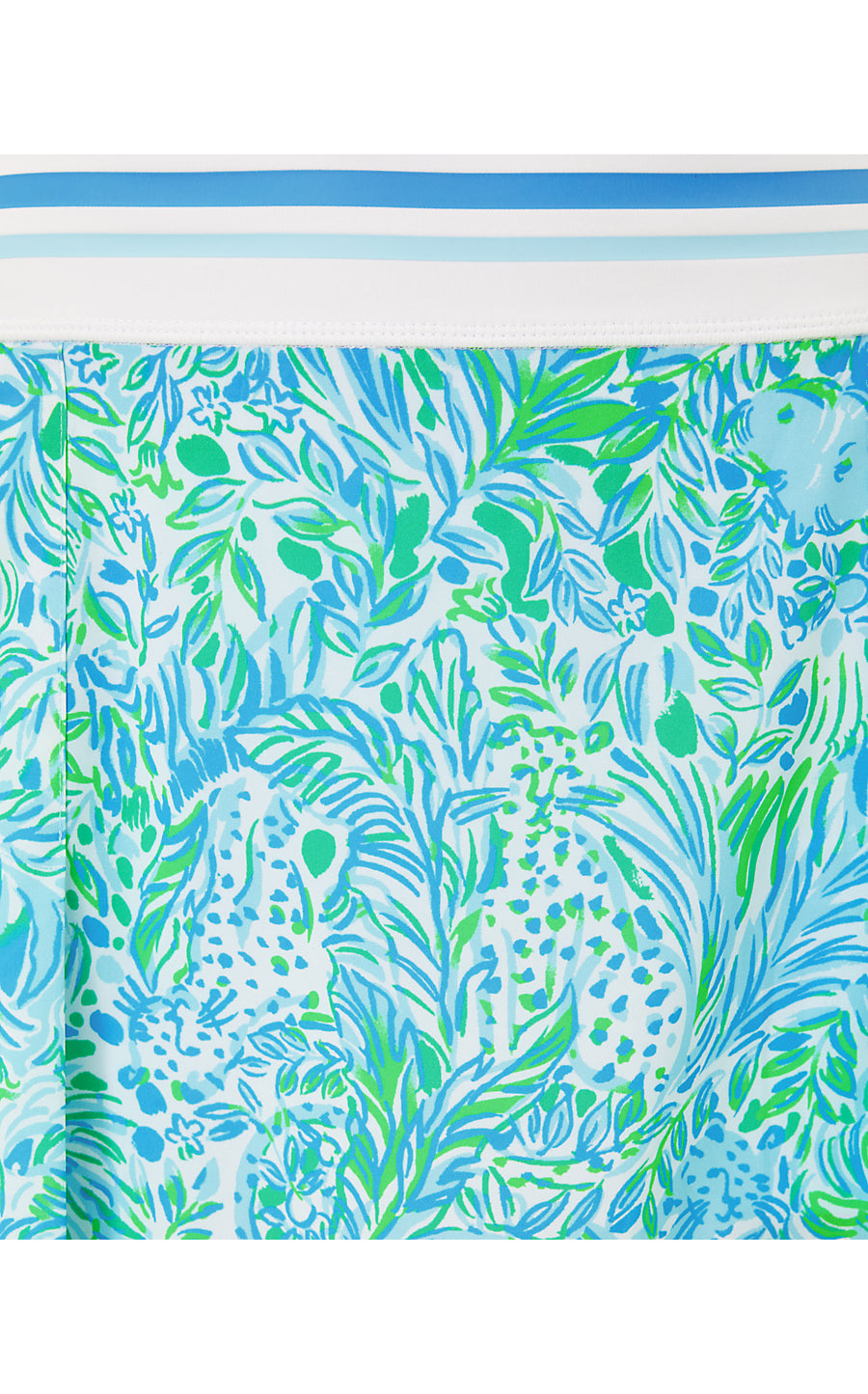 YVONNE SKORT, HYDRA BLUE DANDY LIONS