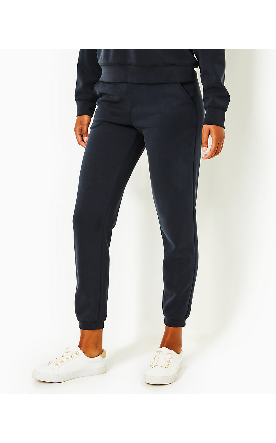 AVEENA UPF 50+ KNIT PANT, NOIR