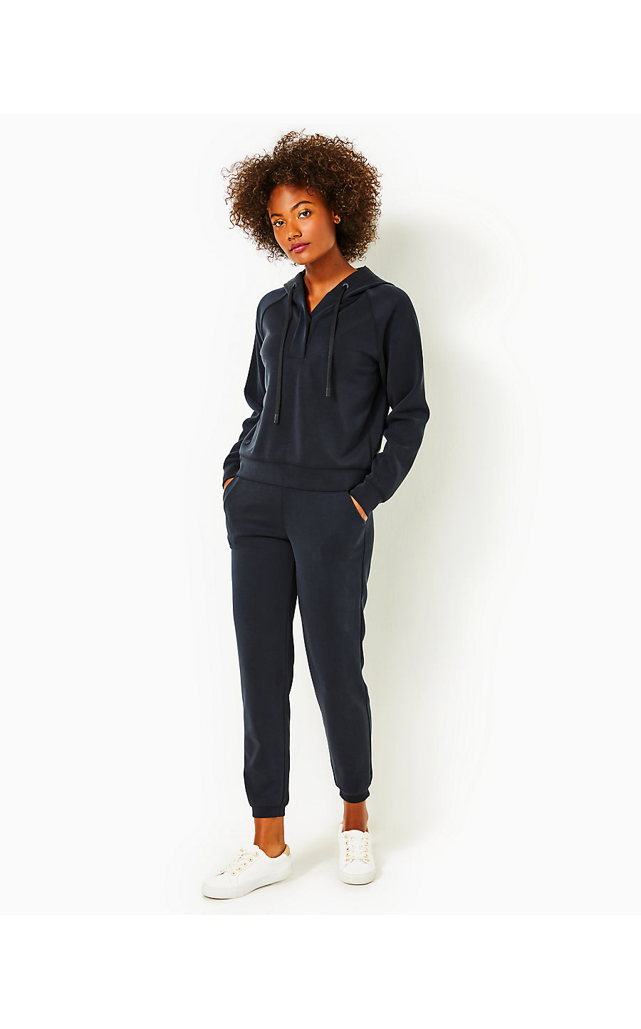 AVEENA UPF 50+ KNIT PANT, NOIR