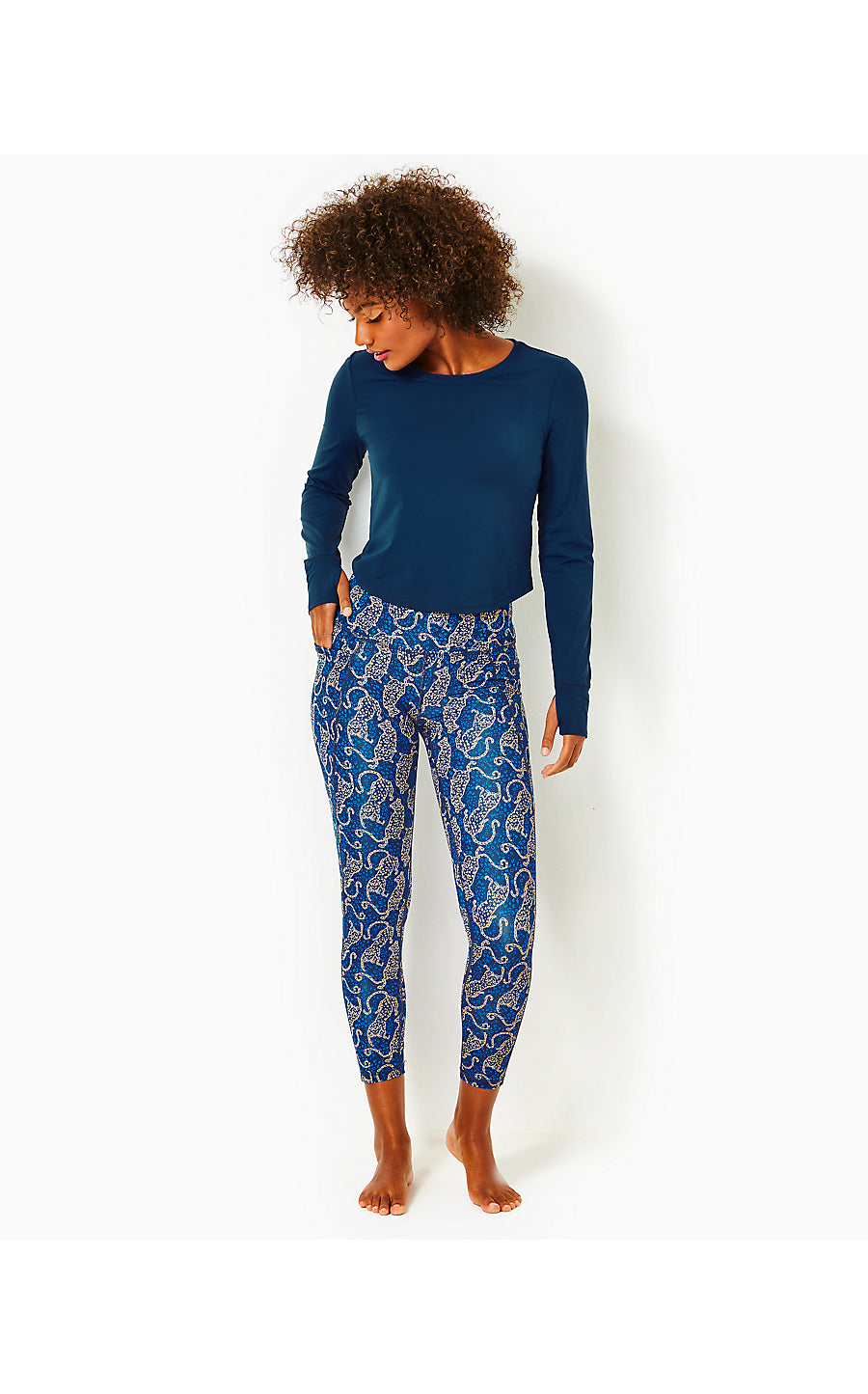 EMERIE ACTIVE TEE UPF 50+, LOW TIDE NAVY