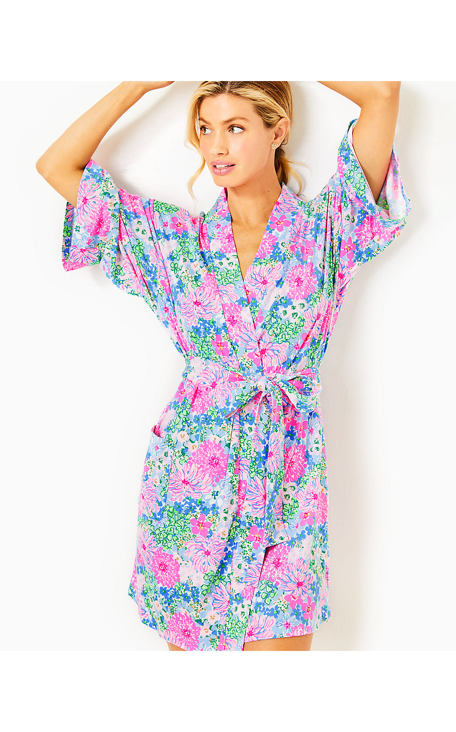 ELAINE KNIT ROBE, MULTI LIL SOIREE ALL DAY