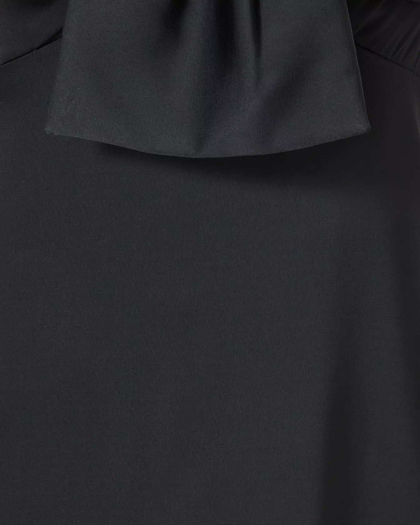 CARLYNN SATIN MAXI BOW DRESS, NOIR
