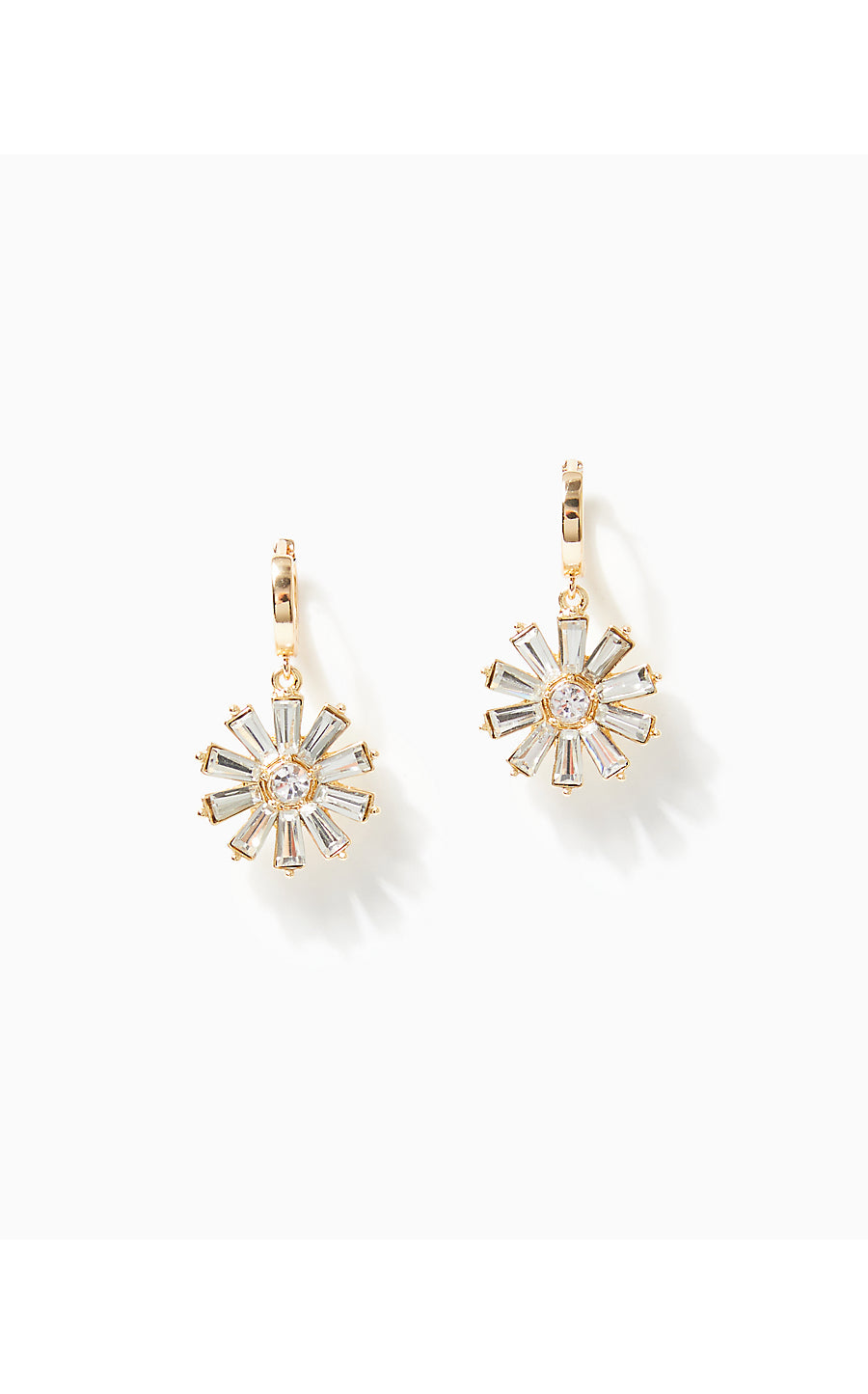 BABY BLOOM EARRINGS, GOLD METALLIC