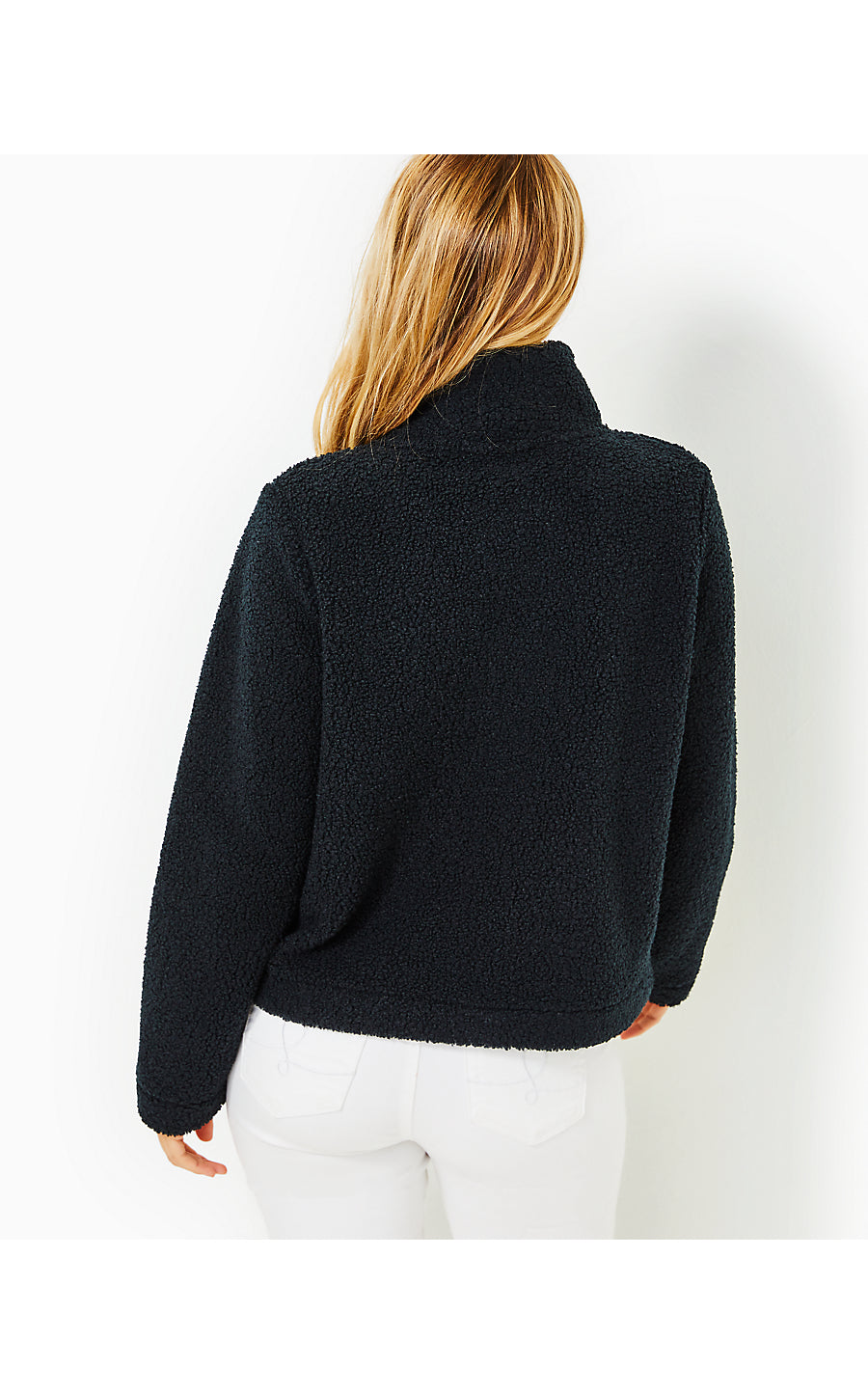 KAMEY SHERPA JACKET, ONYX