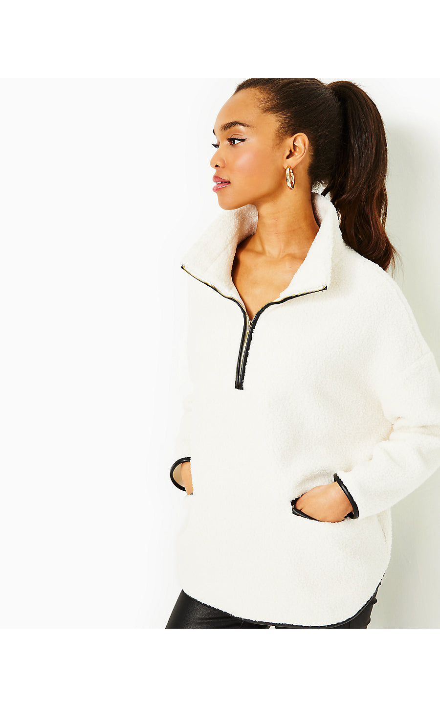 SOREEN SHERPA POPOVER, COCONUT