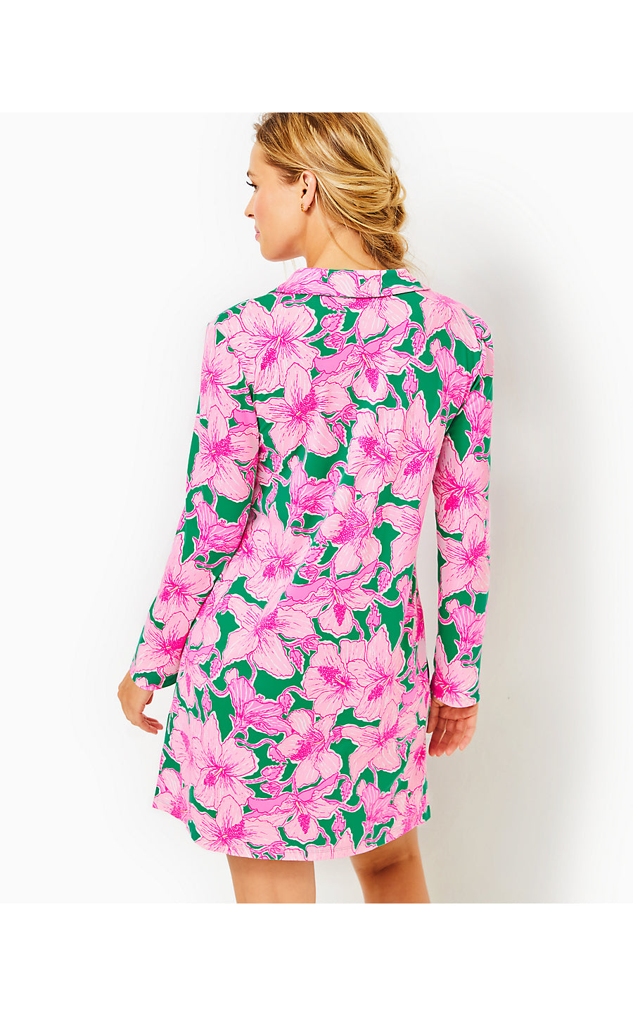 CHILTON PJ NIGHTSHIRT, KELLY GREEN HIBIS KISS