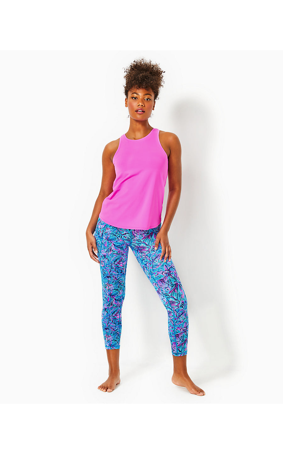 SOUTH BEACH HIGH RISE LEGGINGS, BREAKWATER BLUE SHELLS N BELLS