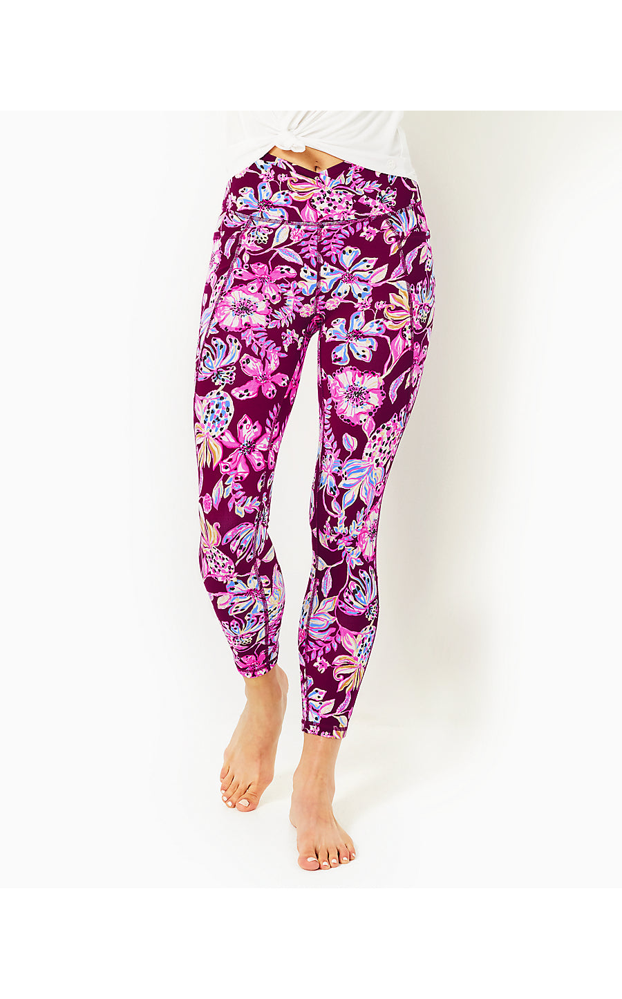 SOUTH BEACH HIGH RISE MIDI, AMARENA CHERRY TROPICAL WITH A TWIST
