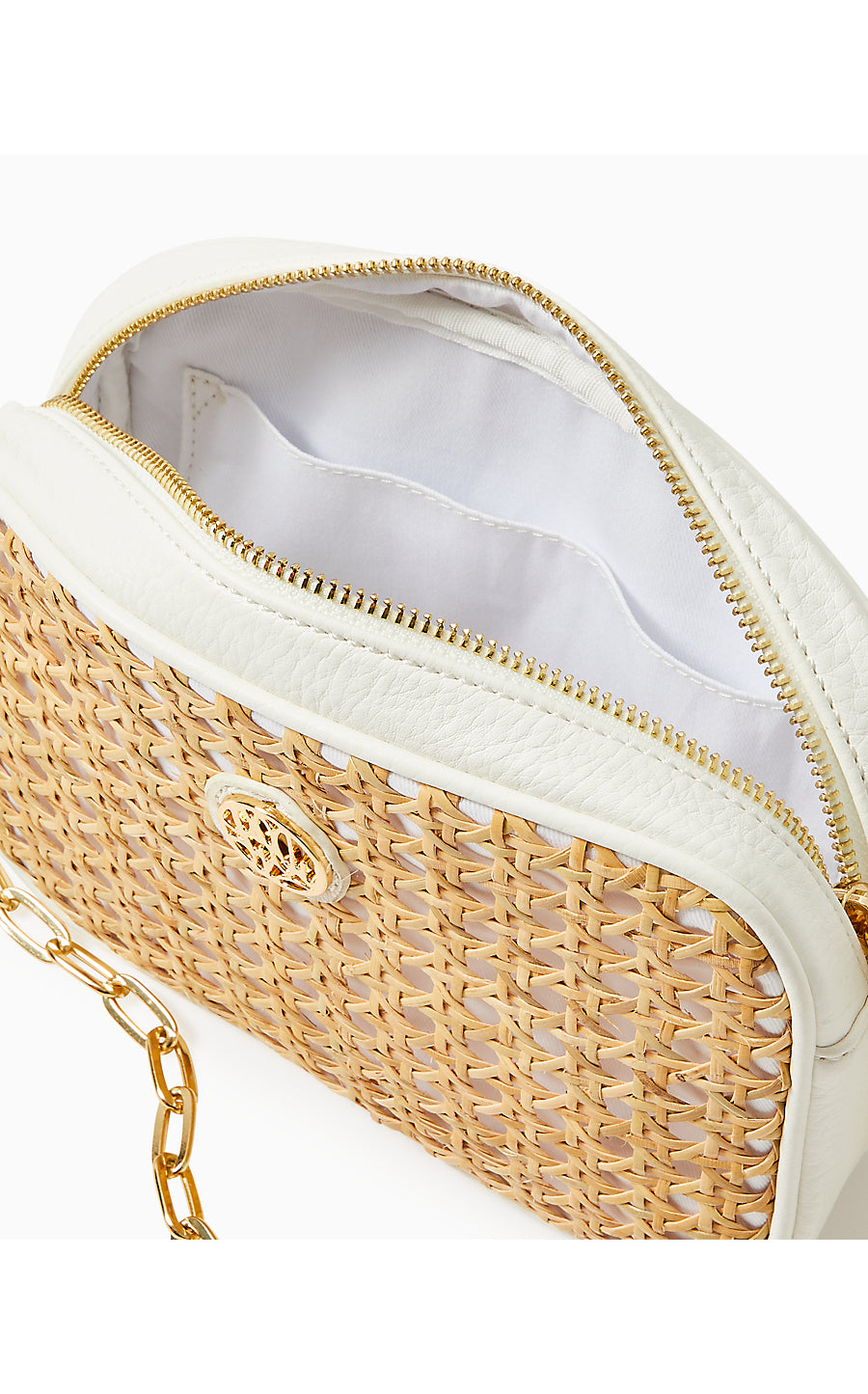 DESSA CANE CROSSBODY BAG, SAND BAR
