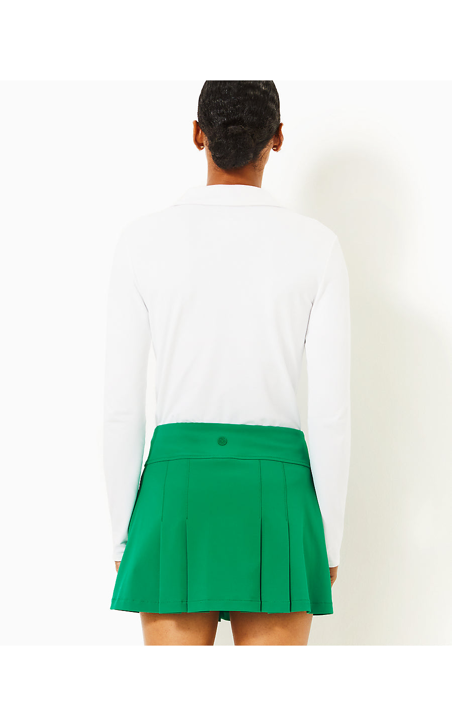MALAGA SKORT UPF 50+, FIDDLE LEAF GREEN