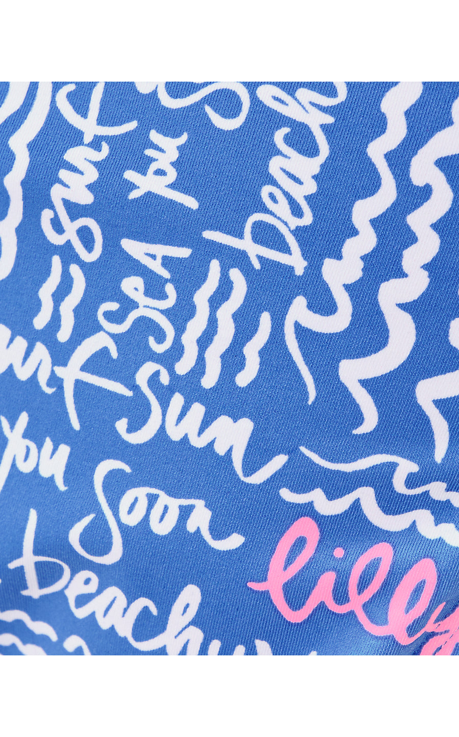 GENYA BANDEAU TOP, SUNWASHED BLUE SEACRETS