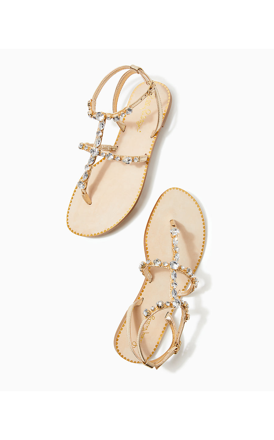 ABBI SANDAL, GOLD METALLIC