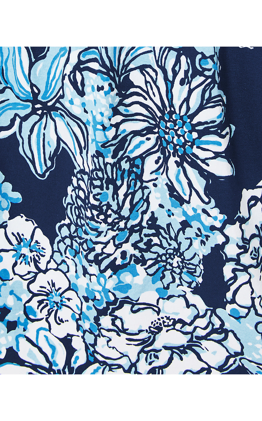 RIZA LONG-SLEEVED ROMPER, LOW TIDE NAVY BOUQUET ALL DAY
