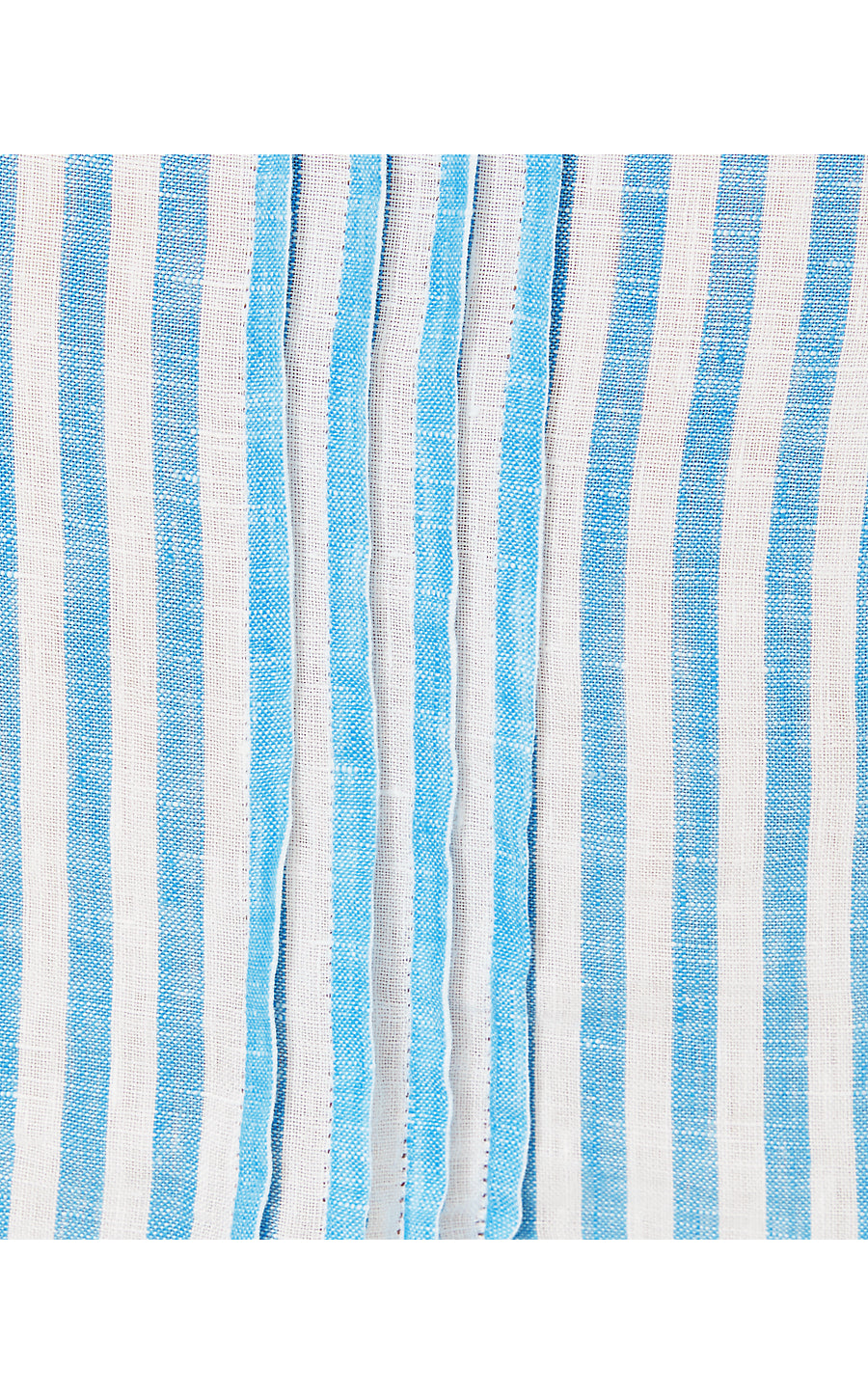 HOLLIE LINEN TUNIC, LUNAR BLUE BIMINI STRIPE