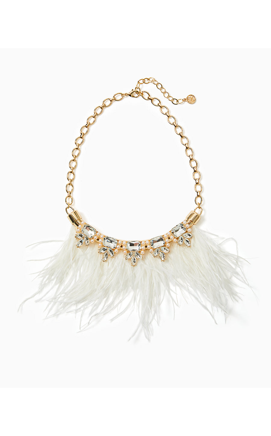 PARTY UNDER THE PALMS NECKLACE, RESORT WHITE